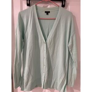 Talbots Womens Cardigan Sweater Long Sleeve‎ Button Front Size L